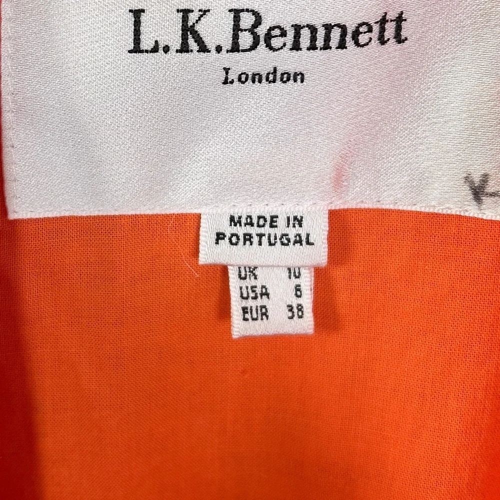 LK Bennett Prula Graphic Floral Midi Dress - Picture 5 of 9